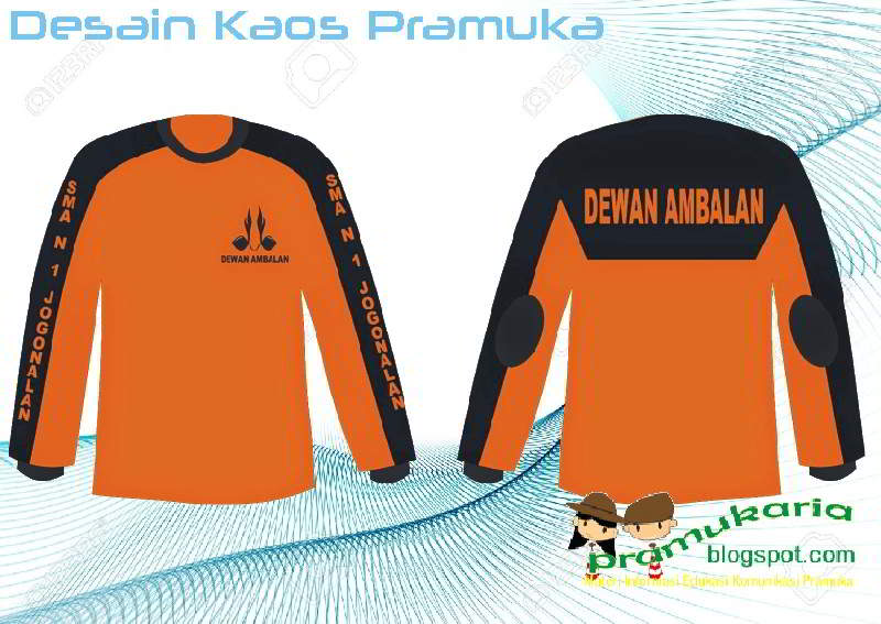 Contoh Desain  Kaos  Pramuka Lengan  Panjang  Pramuka