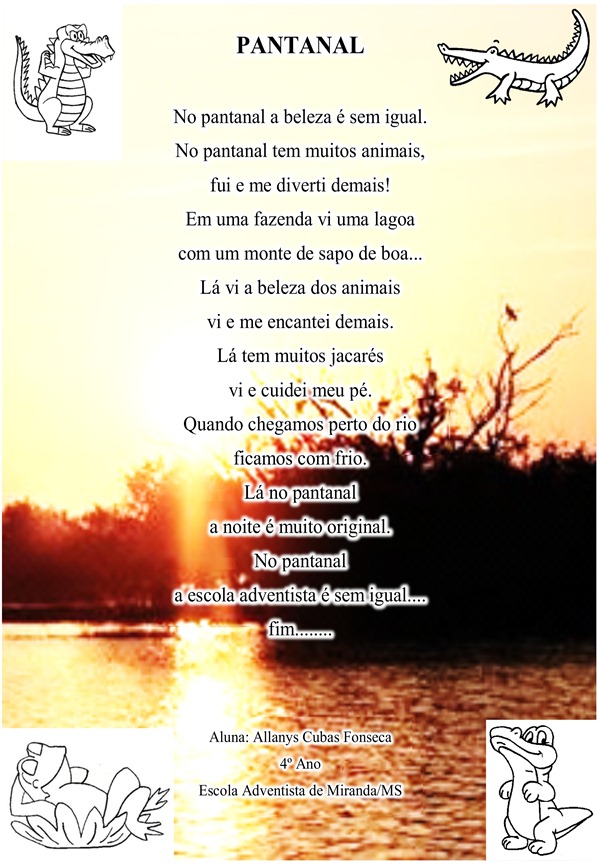 Poema: Pantanal - Allanys