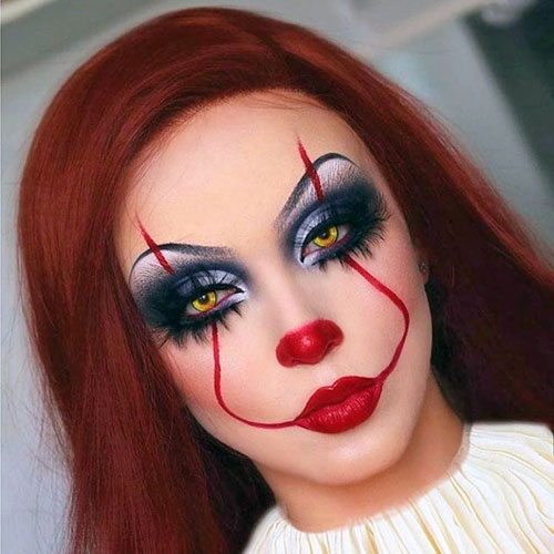 Maquillajes de personajes para Halloween: It sexy