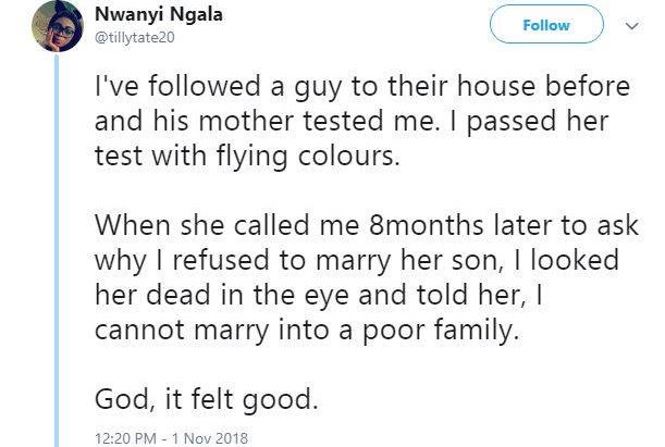 Woman Ask Her Daughter Inlaw to Peel Cassava Before Marrying her son, See Reply 