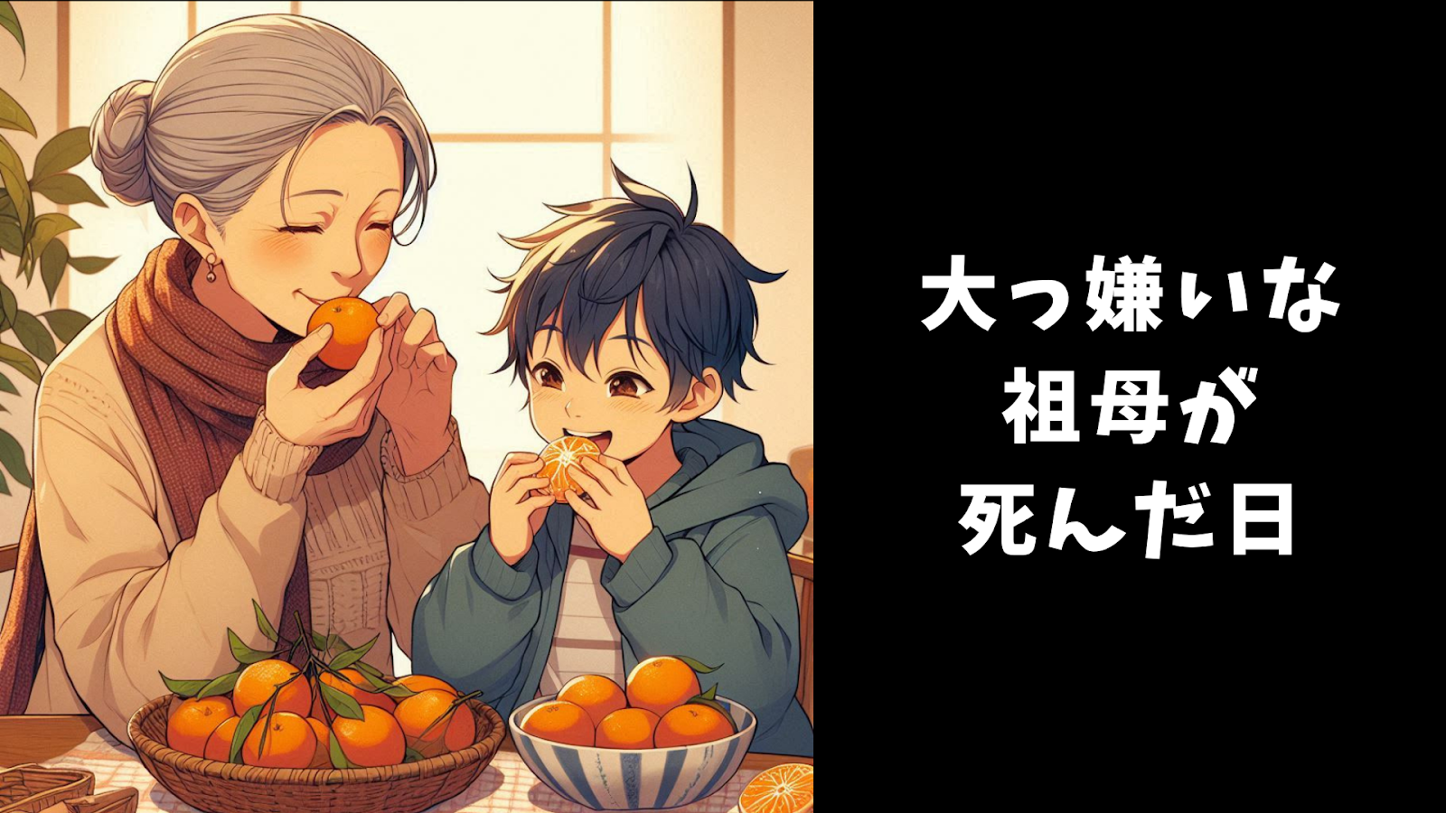 大っ嫌いな祖母が死んだ日