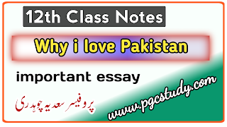 essay why I love Pakistan  with quotations for 2nd year