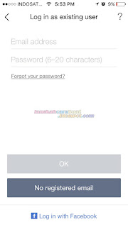 cara login line dengan akun lama