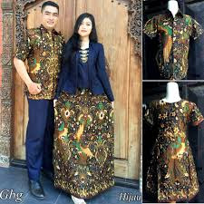 Baju Batik Couple Atasan dan Bawahan Terbaru