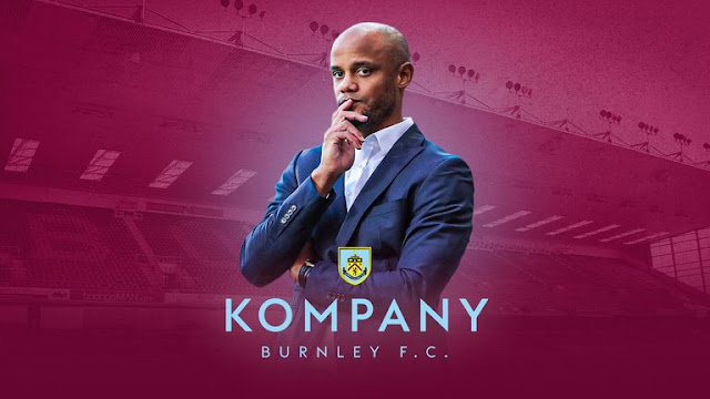 Vincent Kompany appointed Burnley boss