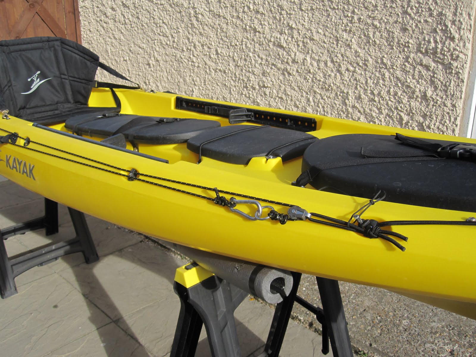 Kayak Angler UK: Prowler Trident 13 Anchor Trolley Rigging