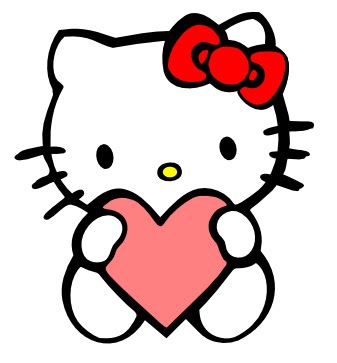 Download Cricut Cardiologist: Free Hello Kitty with a Heart svg
