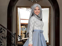 Contoh Model Gamis Brokat Modern