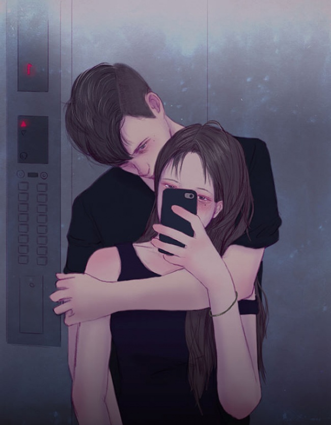 Artist Beautifully Captures The Magical Feeling Of Being In Love