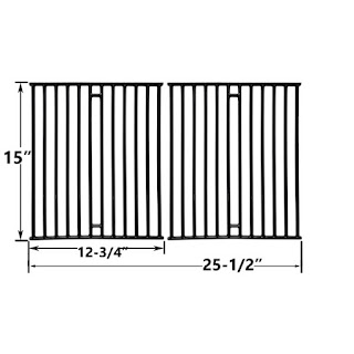 Porcelain Cast Iron Replacement Cooking Grids For Sterling Gas Grill