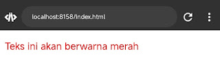 Contoh urutan CSS