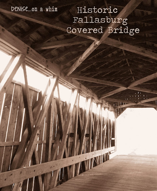 covered bridge, fall colors, Lowell