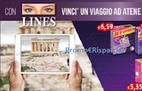 Logo Lines: vinci viaggio ad Atene con tour in realtà virtuale 3D