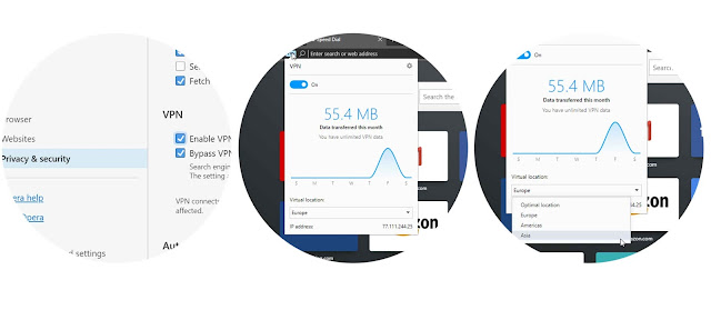 Opera Unlimited Free VPN for Desktop and Android