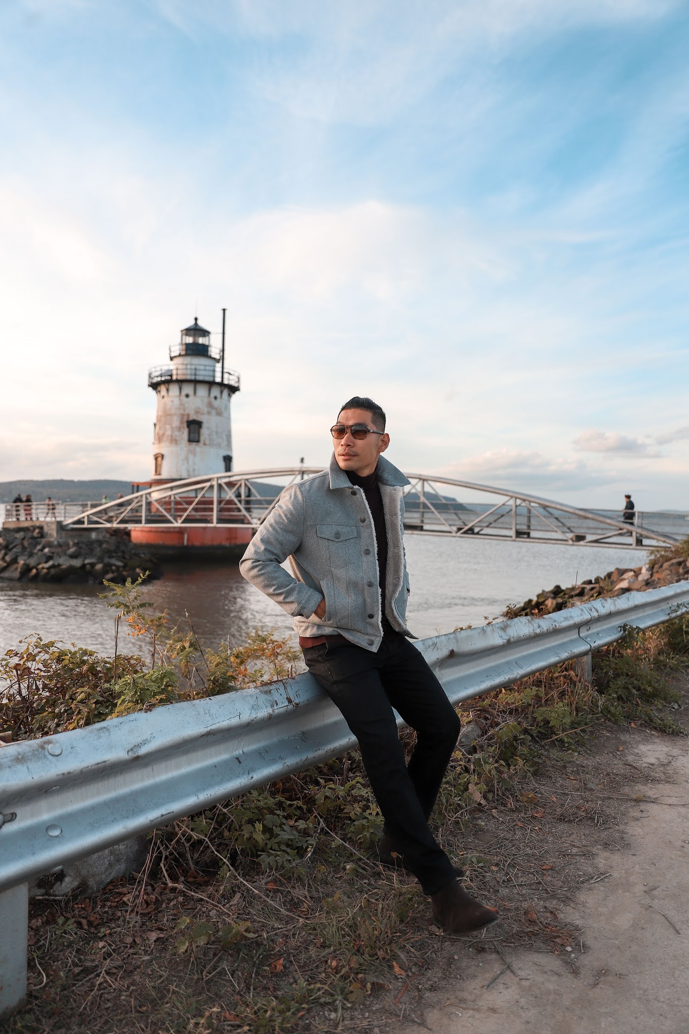 How To Style a Sherpa Trucker Jacket, Leo Chan of Levitate Style in Express Men