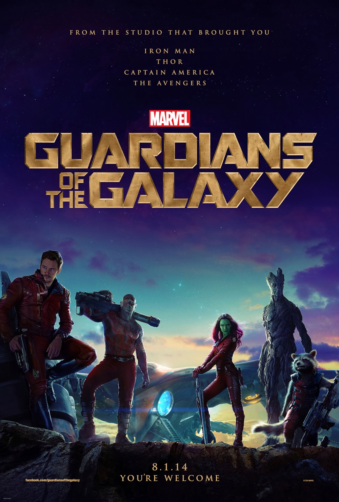 Guardians Of The Galaxy 2014 Movie Character Banner Poster Images