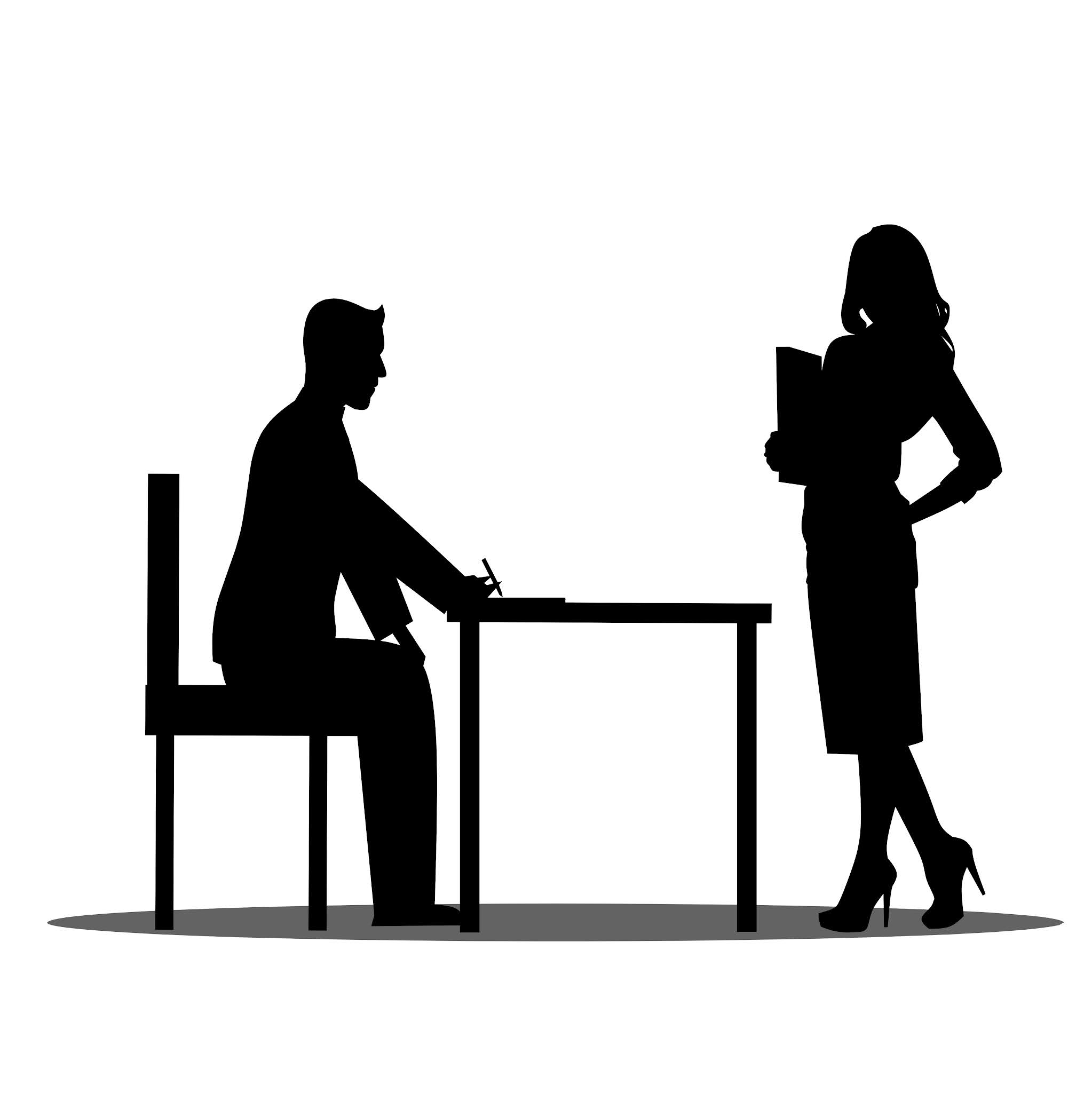 Business people silhouette design