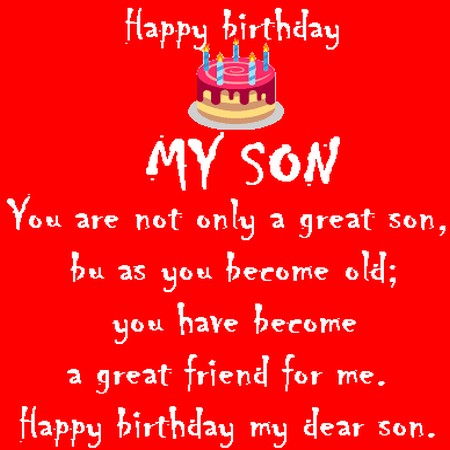 Text to say happy birthday to my son ~ Love Text Message