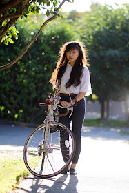 Elise Wan Seattle Street Style Fashion It's My Darlin' Bike