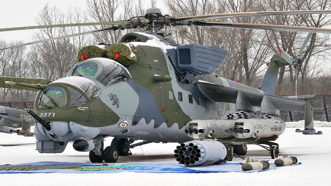 Surya Malam Mil Mi 24 Hind Assault And Attack Helicopter Russia