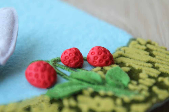 Clay beads " Strawberry" ideas
