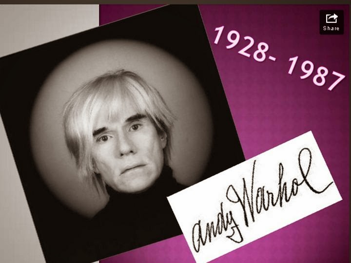 http://es.slideshare.net/laurajimenezquinto/andy-warhol-5387274?related=1