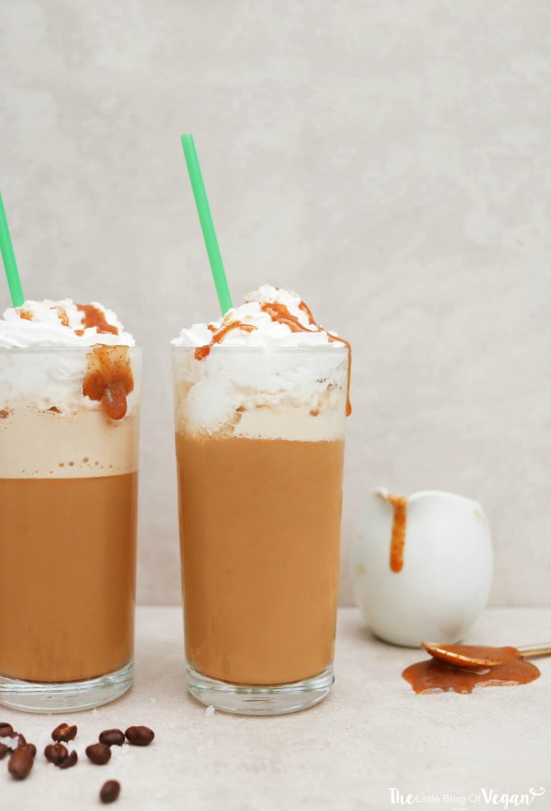 Vegan Starbucks salted caramel frappuccino recipe The