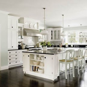 White Kitchen Islands