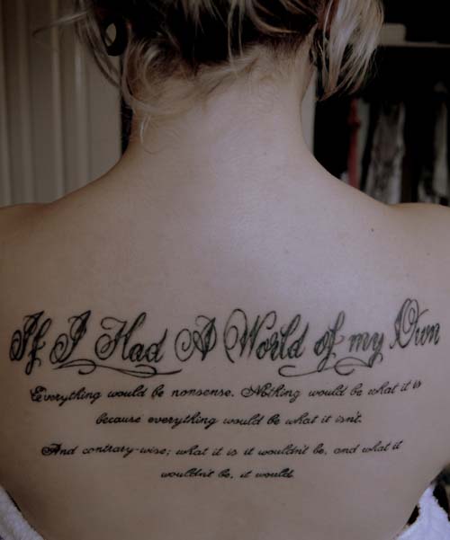 Literary Tattoos