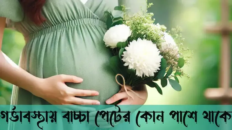 গর্ভাবস্থায় বাচ্চা পেটের কোন পাশে থাকে - বাচ্চা ডান পাশে নড়াচড়া করলে কি হয়