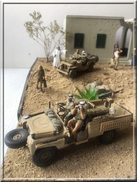 Diorama "section SAS" au 1/35.