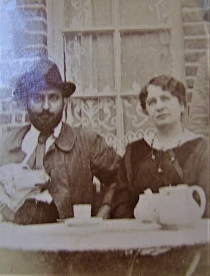Eugène Tirvert et son épouse, 1917