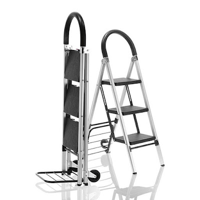 Travel Smart LadderKart, AWESOME Combination Between Stepladder And Hand Cart