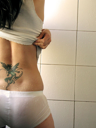 tattoo white. Sexy white body girl tattoo