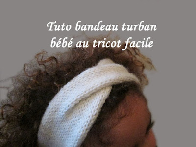 √ Terminé! tricot bandeau bébé fille 205021