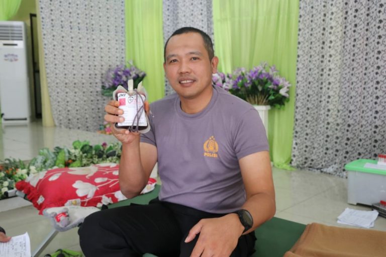 Stok Darah di PMI Menipis, Polres Madina Sumbangkan 29 Kantong Darah