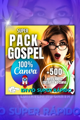 pack de artes gospel Canva - atualizado