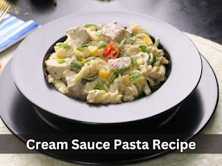 Garlic Cream Sauce Pasta With Grilled Chicken