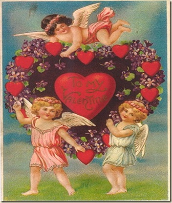 victorian valentines cards