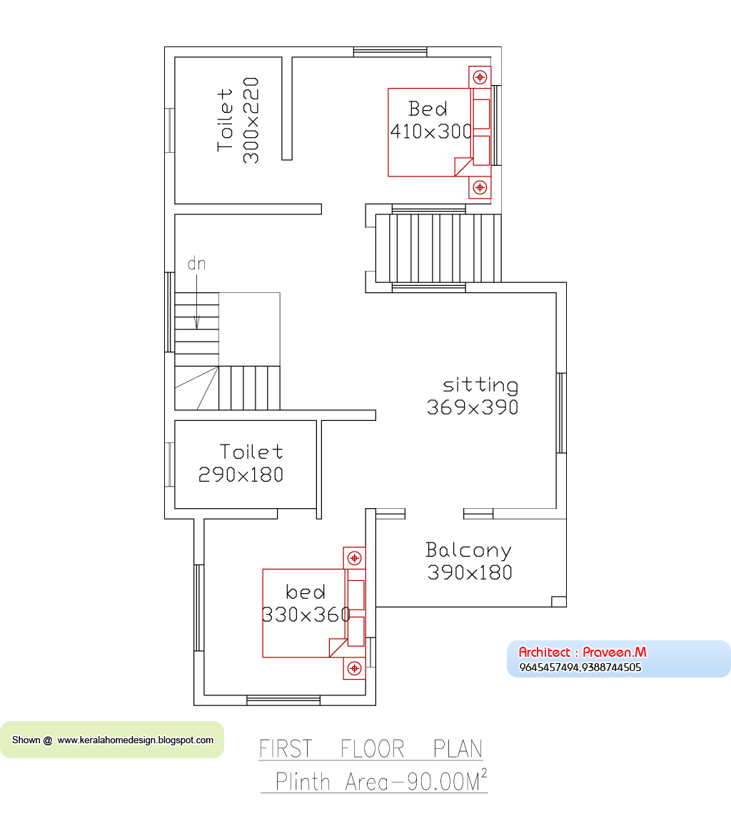  Home  plan  and elevation  2013 Sq  Ft  Architecture house  