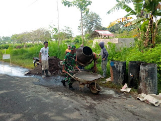 Kodim 0822 Bondowoso Tandai Program TMMD 116 dengan 4 Gapura