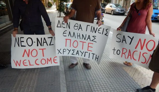 Αντιφασιστική υποδοχή στους Χρυσαυγίτες σε εκδήλωση στην Ορεστιάδα