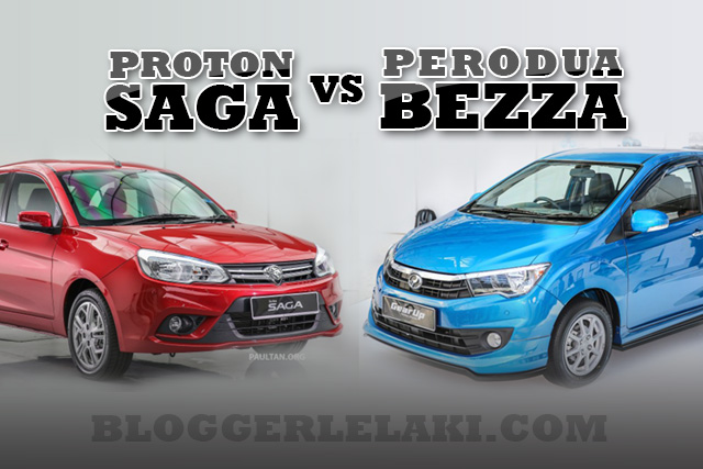 Proton Saga Premium (2016) Vs Perodua Bezza Advance 