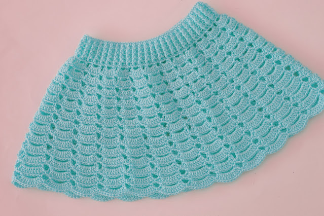 2 Crochet Imagen Falda a conjunto con blusa de verano a crochet Majovel Crochet facil sencillo bareta paso a paso DIY