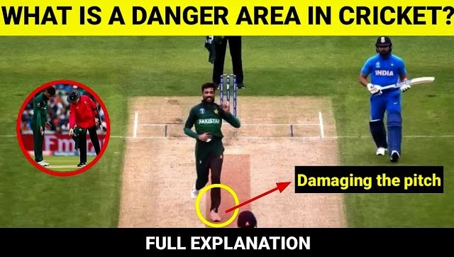 Danger Area in cricket  Protected Area  Damaging the pitch explained  Unfair Play Law in Cricket