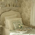 Green and White Toile Guest Room
