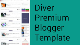 Diver - Premium Blogger Template 2023 download