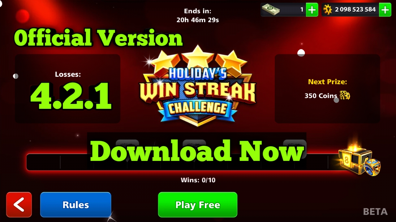 Download 8 Ball Pool Official Apk 4.2.1 Beta Version - 