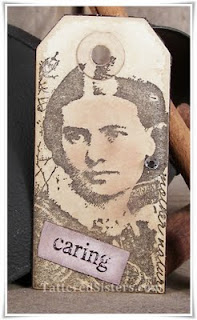 Caring Primitive Hangtag Magnet