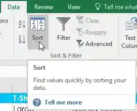 كيفية فرز البيانات وترتيبها | اكسيل 2016 Microsoft Excel